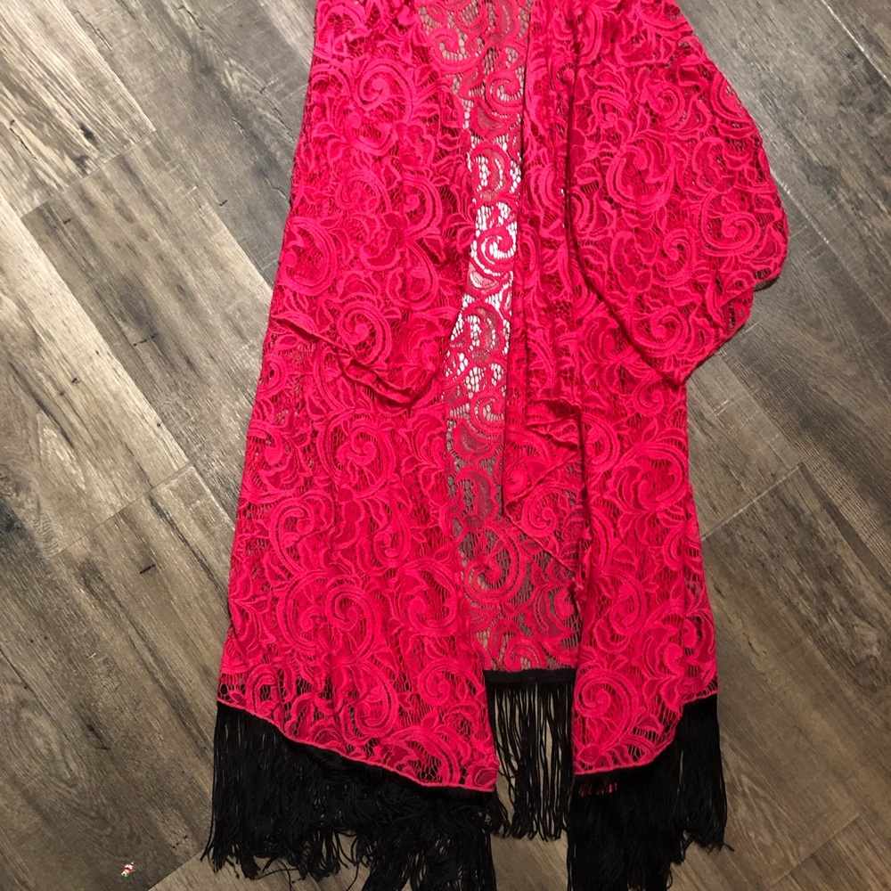 Lace Hot Pink Lularoe Monroe-Size L